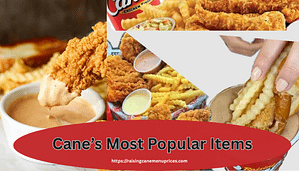 raising canes popular items prices