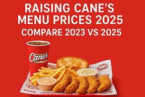 Raising Cane’s Prices in 2023-2025 (Latest)