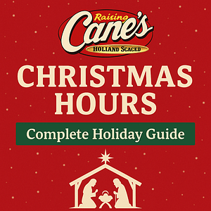 canes Christmas hours