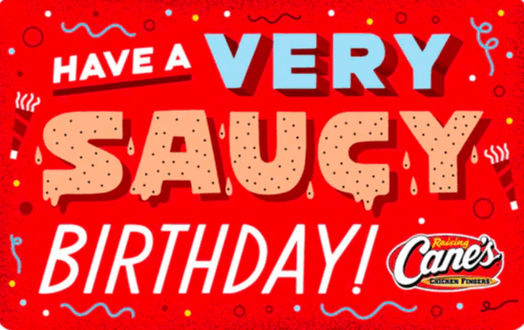 Saucy Birthday Gift Card