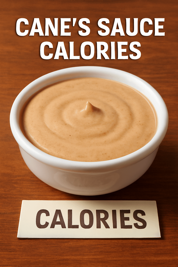 calories of Cane's signature  sauce 