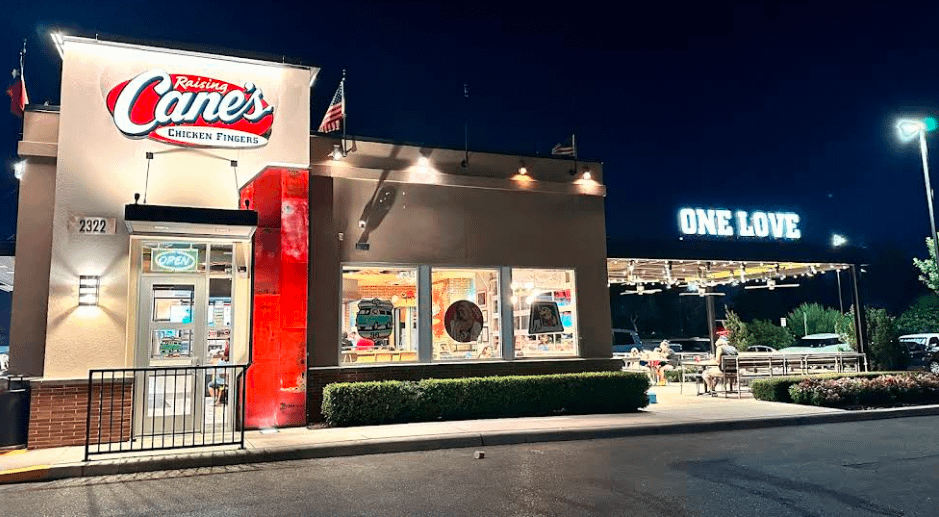 raising cane's breakfast menu at San Antonio Airport